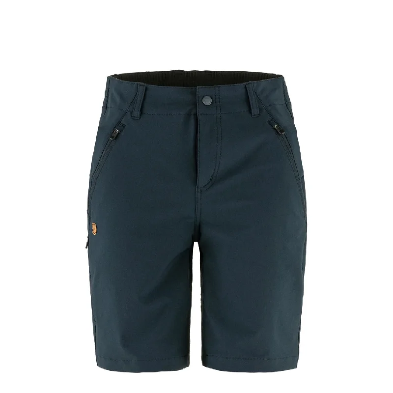 Fjallraven Womens Abisko Trail Stretch Shorts Dark Navy