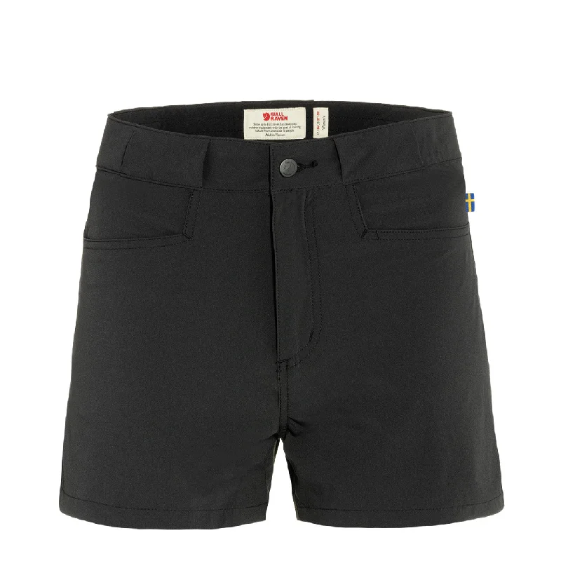 Fjallraven Womens High Coast Lite Shorts Black