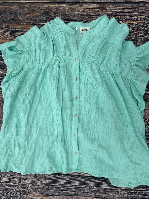 Green Top Short Sleeve Bibi, Size L