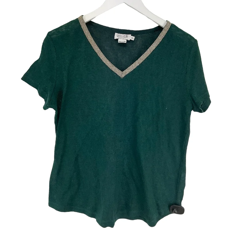 Green Top Short Sleeve Molly Bracken, Size M