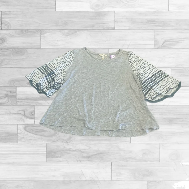 Grey Top Short Sleeve Matilda Jane, Size S