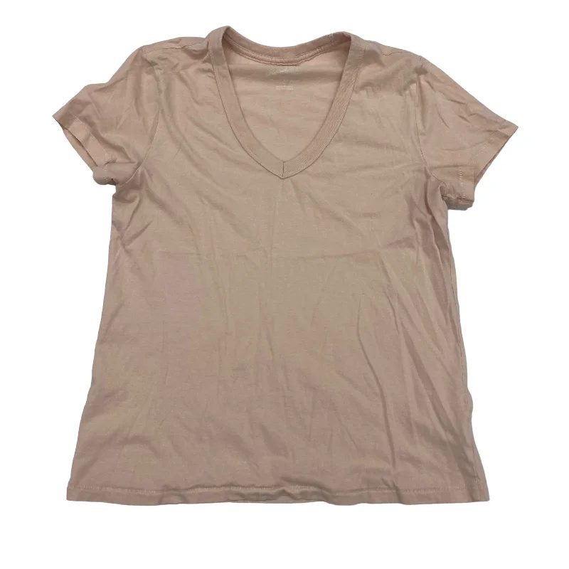 Pink Top Short Sleeve Basic Universal Thread, Size S