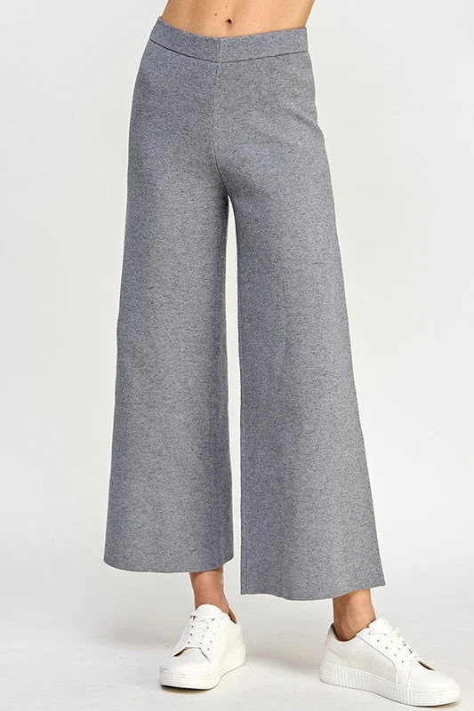 Autumn Trends Grey Knit Pants